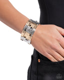 Paparazzi Plated Potential- Black Bracelet