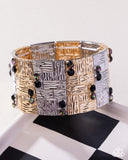 Paparazzi Plated Potential- Black Bracelet