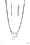 Paparazzi FF JUN Playful Popstar - Silver Star Necklace