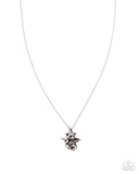 Paparazzi Pleasant Panda- Silver Necklace