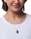 Paparazzi Pleasant Panda- Silver Necklace
