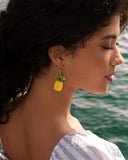 Paparazzi Pleasant Pineapple- Yellow Earrings