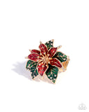 Paparazzi Poinsettia Promise- Red Ring