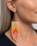 Paparazzi Pointed Promotion- Yellow Earrings