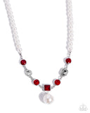 Paparazzi Polished Palace- Red Necklace