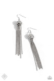 Paparazzi FF NOV Polished Paramount - White Earrings