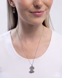Paparazzi Poodle Pizzazz- White Puppy Necklace