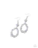 Paparazzi Poppin Pizzazz- White Earrings