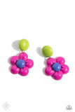 Paparazzi FF NOV Poppin Posies - Pink Earrings