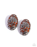 Paparazzi Portrait of Perfection- Orange Earrings
