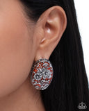 Paparazzi Portrait of Perfection- Orange Earrings
