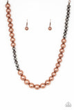 Paparazzi Power To The People - Copper Beads Necklace