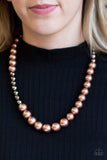 Paparazzi Power To The People - Copper Beads Necklace