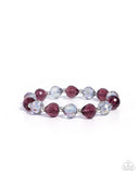 Paparazzi Powerhouse Pattern- Purple Bracelet