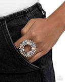 Paparazzi Powerhouse Pedestal- Silver Ring