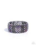 Paparazzi Precious Patchwork- Pink Bracelet