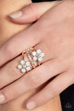 Paparazzi Precious Petals - Rose Gold Opal Gems Iridescent Ring