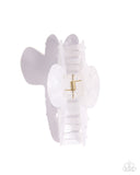 Paparazzi Precise Pearls- White Hair Clip