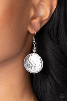 Paparazzi Prehistoric Perfection - Silver Earrings