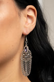 Paparazzi Pressed for CHIME- Purple Earrings