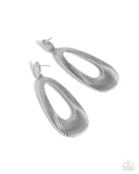 Paparazzi Princess Potential- Silver Earrings