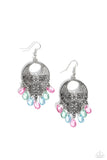 Paparazzi Prismatically Prairie - Multi Teardrop Earrings