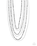 Paparazzi Pronged Purpose- Black Necklace