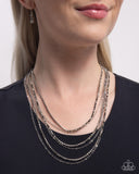 Paparazzi Pronged Purpose- Black Necklace