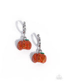 Paparazzi Pumpkin Pageantry- Orange Earrings