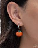 Paparazzi Pumpkin Pageantry- Orange Earrings