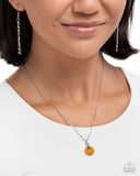 Paparazzi Pumpkin Patch- Orange Necklace