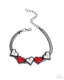 Paparazzi Pure Chemistry- Red Bracelet