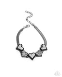 Paparazzi Pure Chemistry- Black Heart Bracelet
