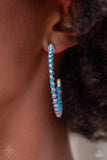 Paparazzi SEP FF Put a STRING on It - Blue Hoops Earrings