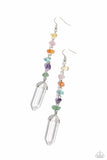 Paparazzi Quartz Qualification- Multi Earrings