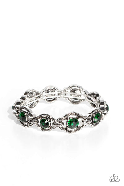 Paparazzi ROPE For The Best - Green Bracelet