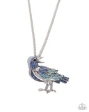 Paparazzi Radiant Raven- Blue Necklace