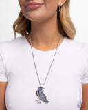 Paparazzi Radiant Raven- Blue Necklace