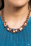 Paparazzi Radiating Review - Copper Necklace