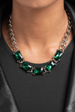 Paparazzi Radiating Review - Green Gems Necklace