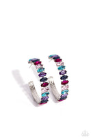 Paparazzi Rainbow Range - Multi Hoops Earrings