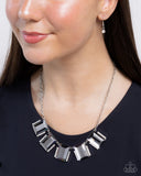 Paparazzi Rebel Racket- Silver Necklace