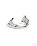 Paparazzi Rebellious Ribbons - Silver
