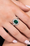 Paparazzi Red Carpet Reveal - Green Oval-Cut Ring