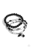 Paparazzi Redefined Romance - Black Bracelet