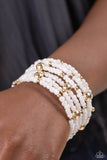 Paparazzi Refined Retrograde - Gold Stretchy Bracelets