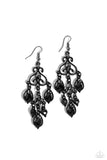 Paparazzi Regal Renovation - Black Earrings