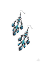 Paparazzi Regal Renovation - Blue Earrings