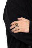 Paparazzi Regal Resistance - Brown Square Cut Tiger's Eye Ring