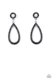 Paparazzi Regal Revival - Black Earrings